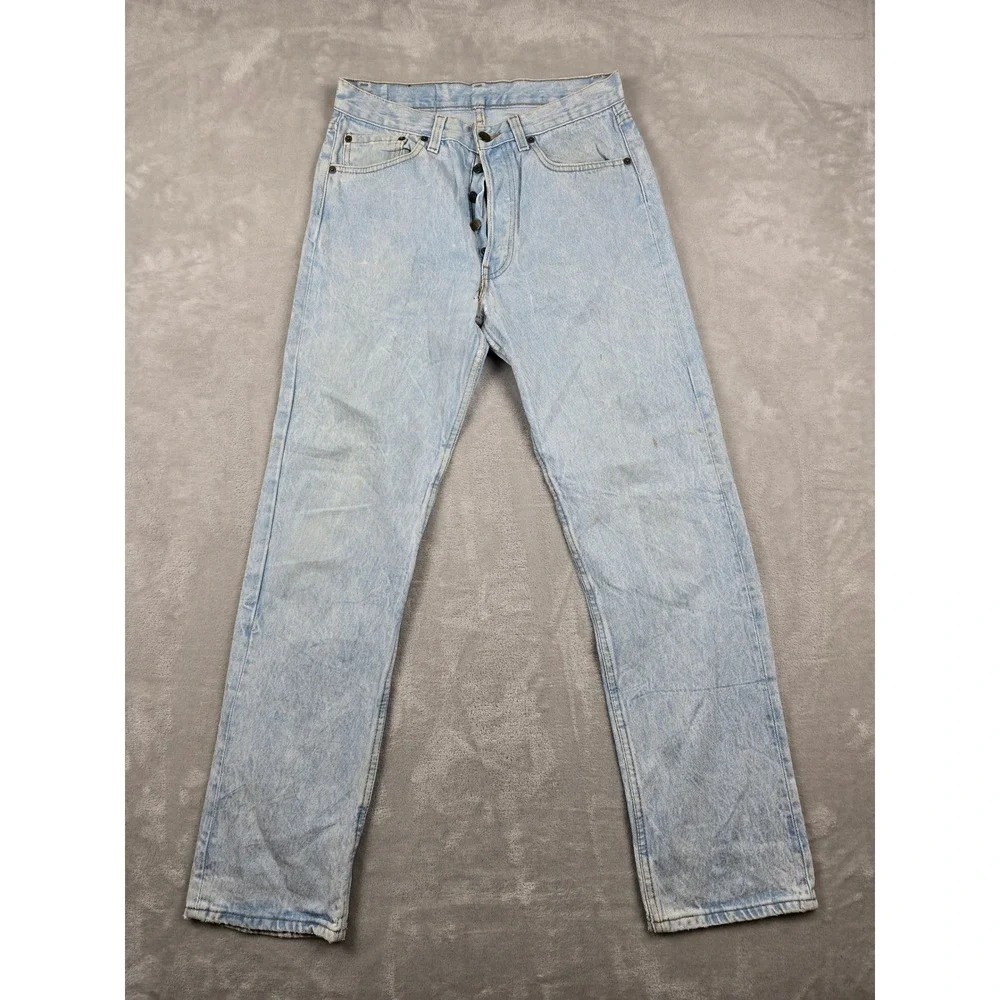 Vintage Levi's 501 Jeans Mens 32x32 Fit 31x32 Button Fly USA Made 80s *Read